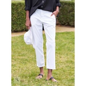 Frank & Eileen Wicklow the Italian chino pants size 2 white
